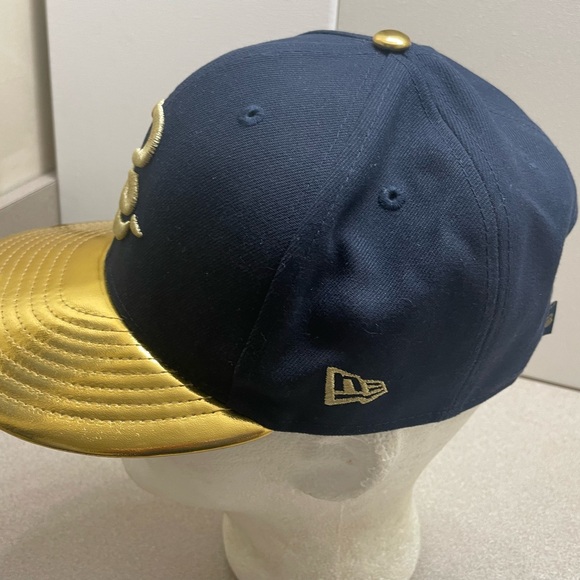 New Era Navy Gold Philadelphia Union 15th Anniversary 9FIFTY Snapback Hat Cap - Picture 2 of 8